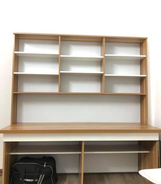 Bàn học kệ sách liền BK02