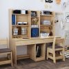 Bàn học kệ sách liền BK02