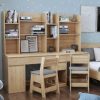 Bàn học kệ sách liền BK02