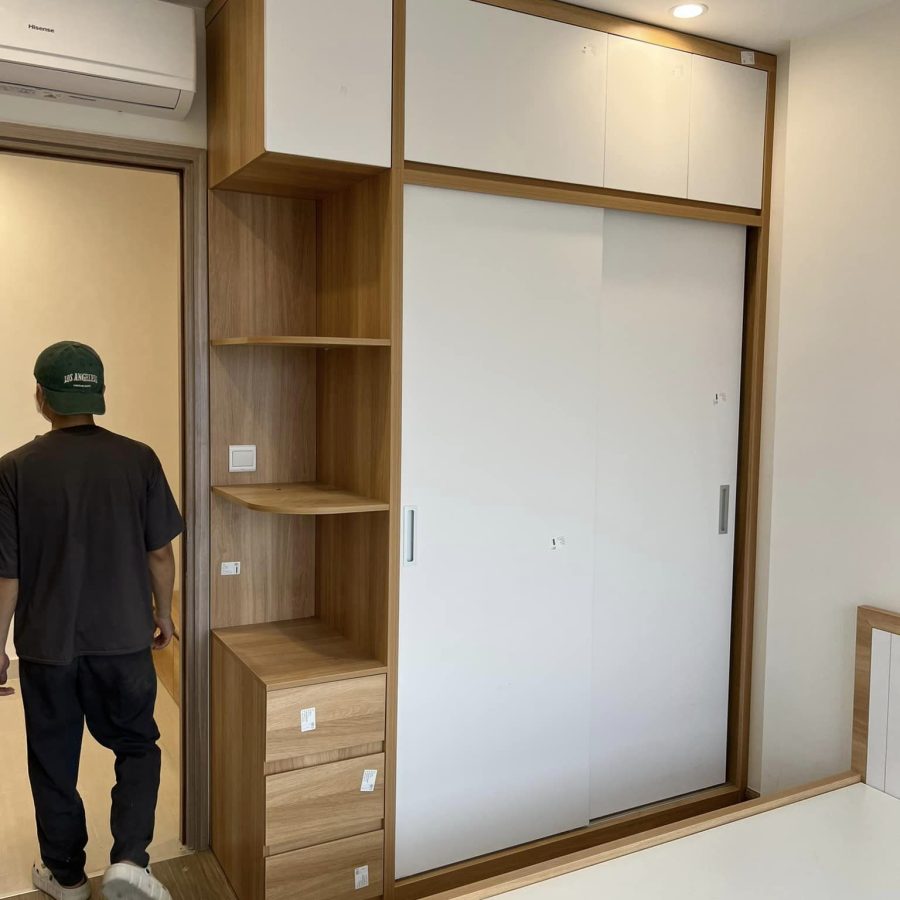 Tủ quần áo cửa lùa QA02
