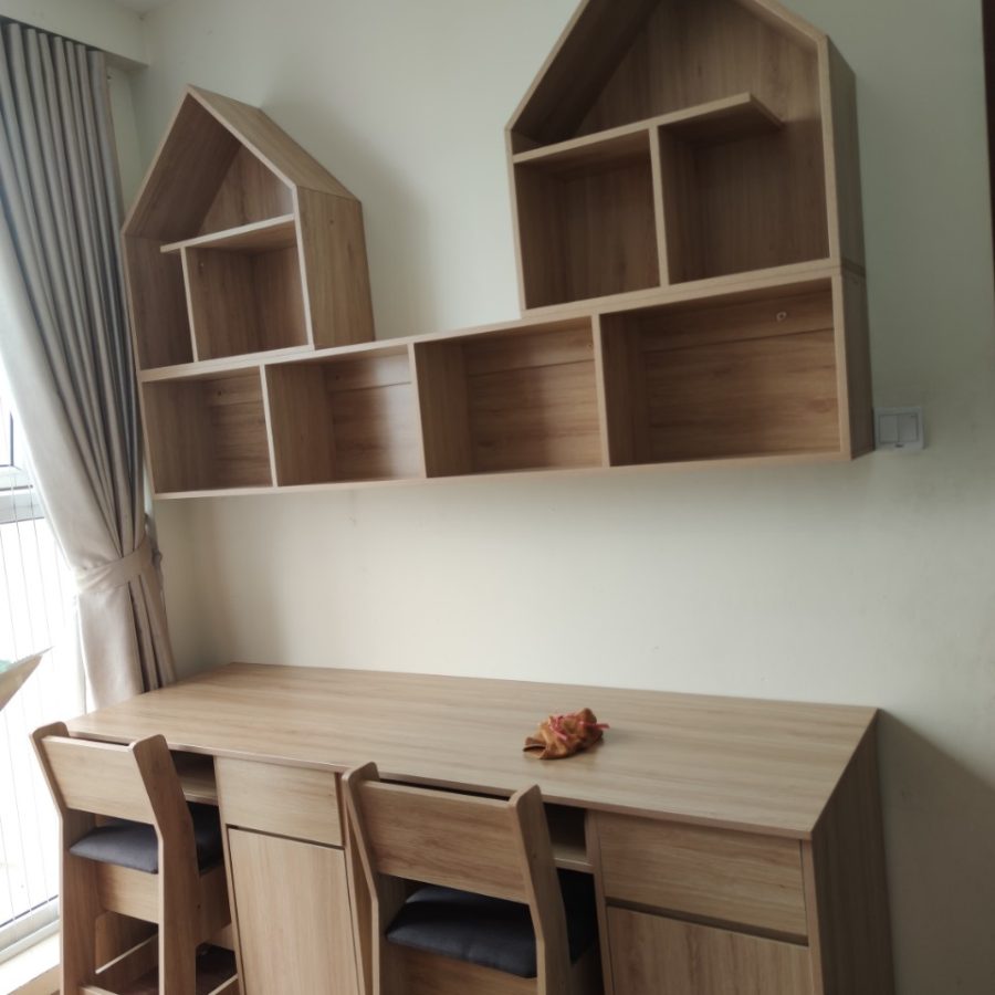 Bàn học kệ sách rời BK01