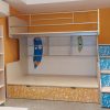 Combo giường tầng kệ sách CB09