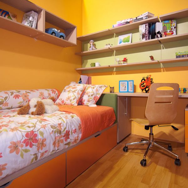Combo giường kệ sách CB08