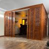 Vách trang trí trúc chỉ PT02