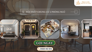 Thiết kế nội thất chung cư 2 phòng ngủ