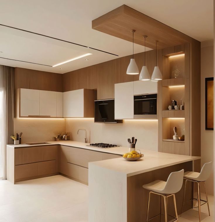 Phối nội thất màu gỗ