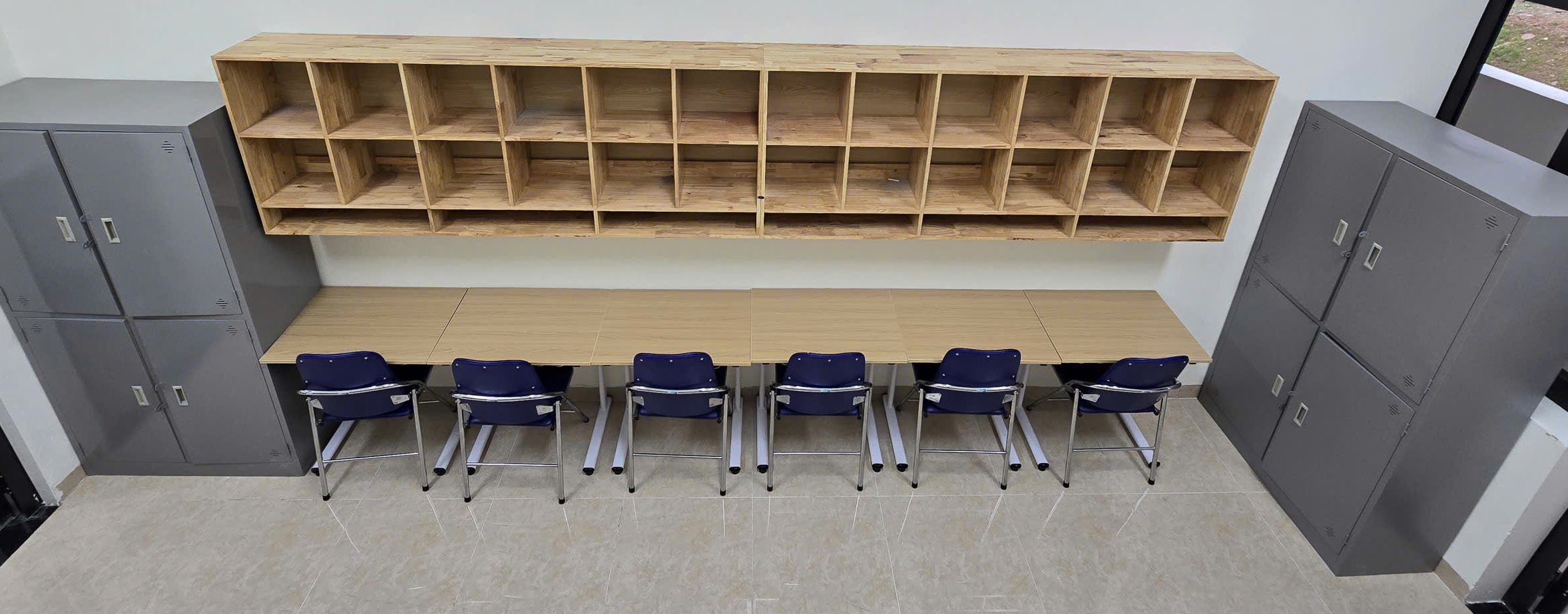 phòng ký túc xá nhìn từ trên cao