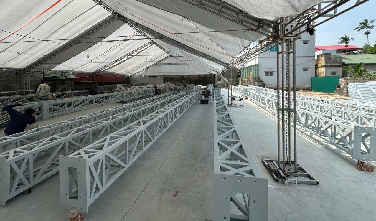 Thi Công Sân Pickleball Kết Cấu Thép 