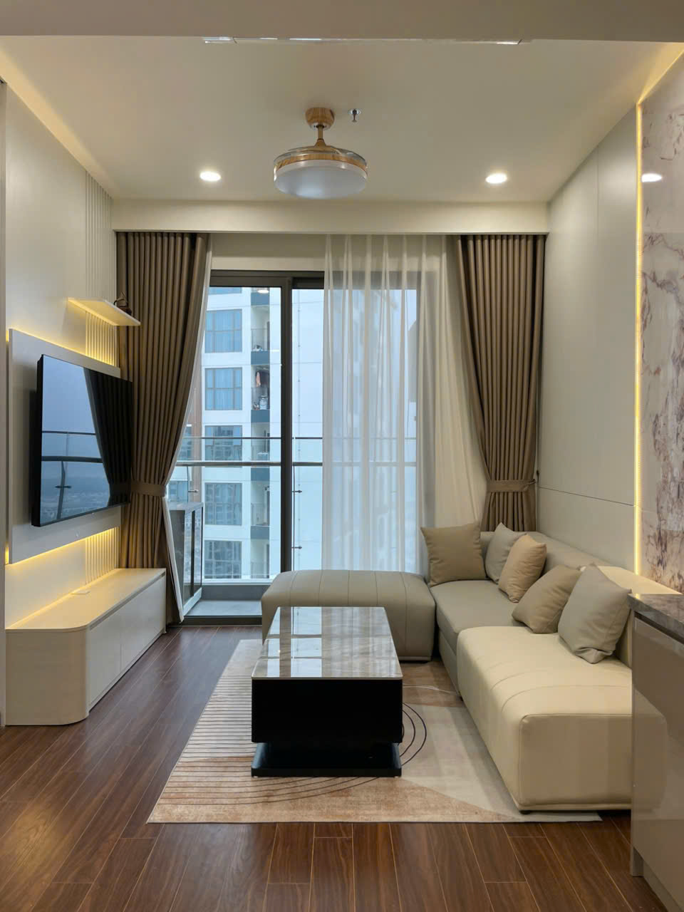 Khu vực phòng khách hiện đại