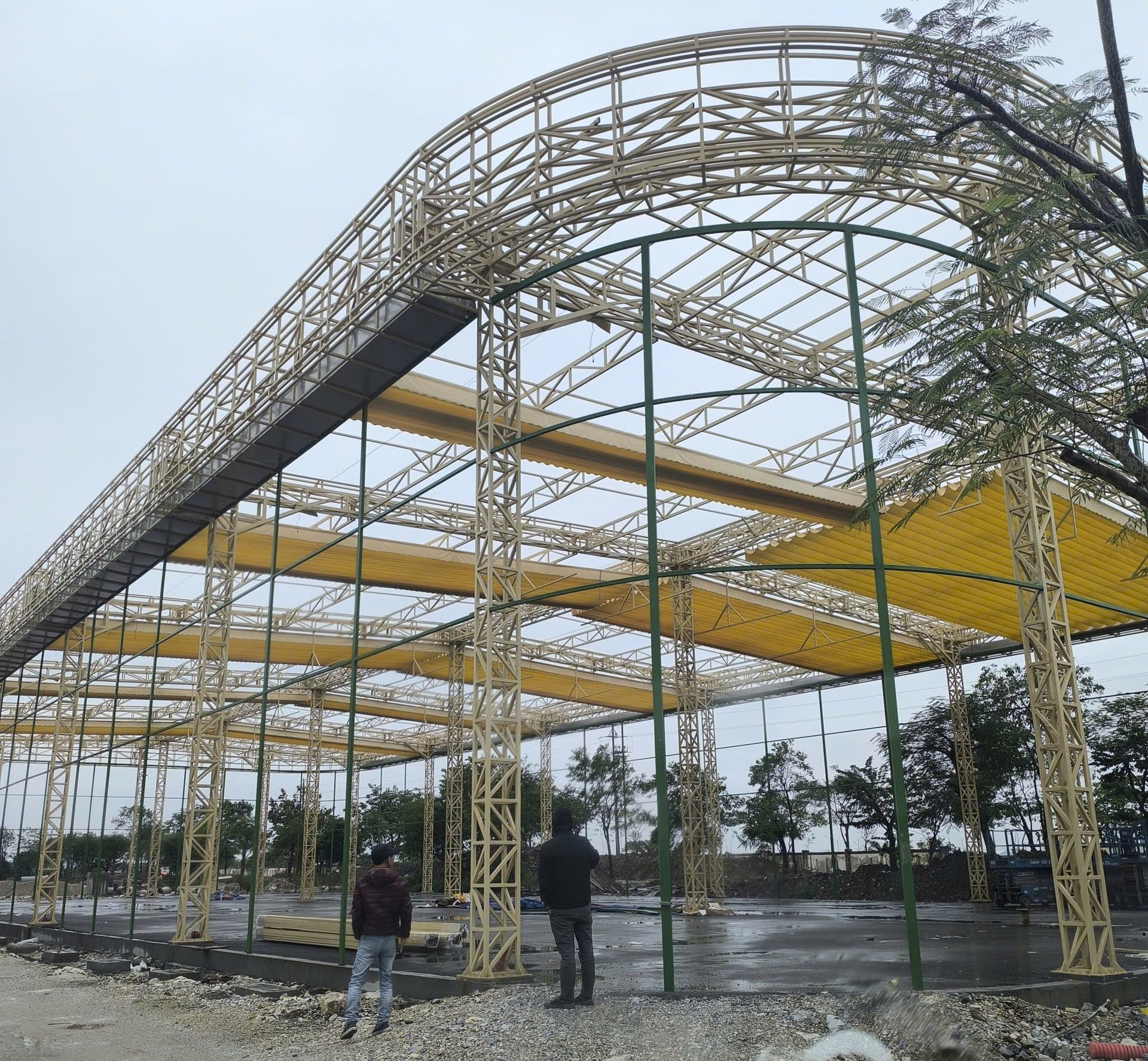 Lắt đặt sân Pickleball