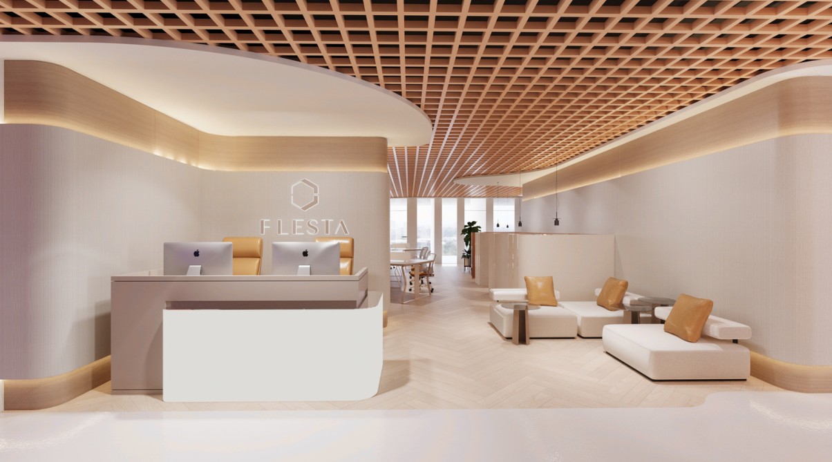 Nội thất văn phòng khu vực lễ tân