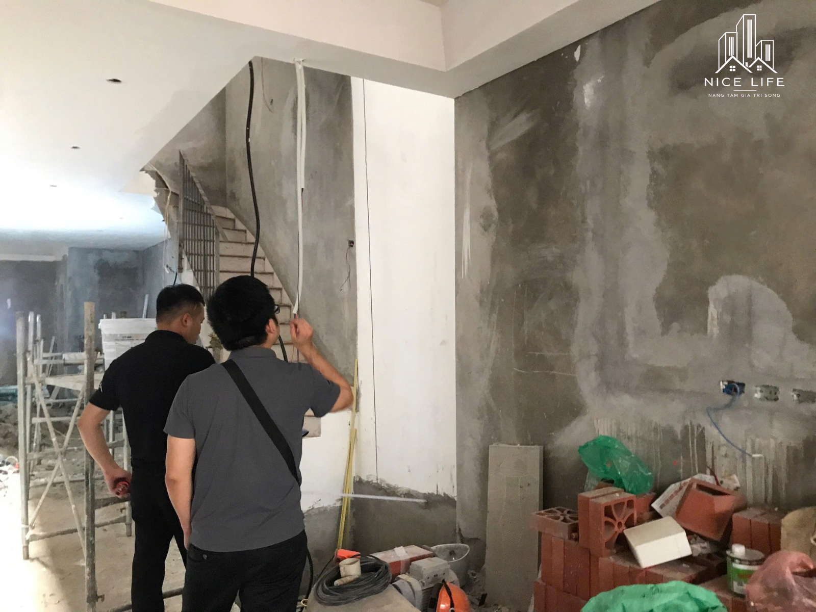 Nicelife khảo sát đo đạc tại công trình