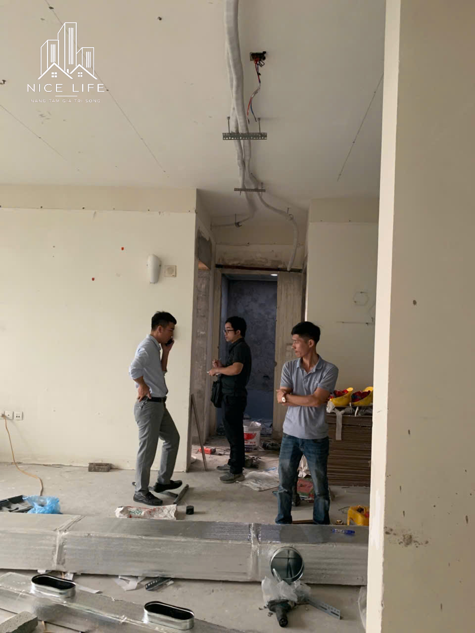 Nicelife khảo sát đo đạc tại công trình
